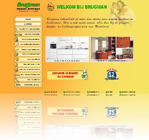 Brugman Keukens en Badkamers website
